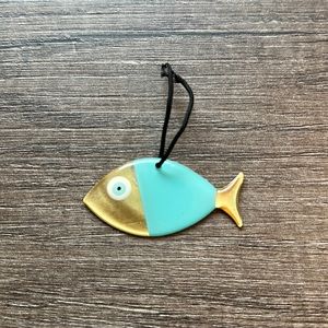 Fish Decor with Evil Eye